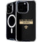 NFL New Orleans Saints Black Performance Series iPhone 16 Pro MagSafe Case